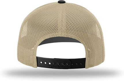 Richardson 112 Trucker Hat - Premium Adjustable Snapback Hat - Structured Six Panel Richardson Blank Caps