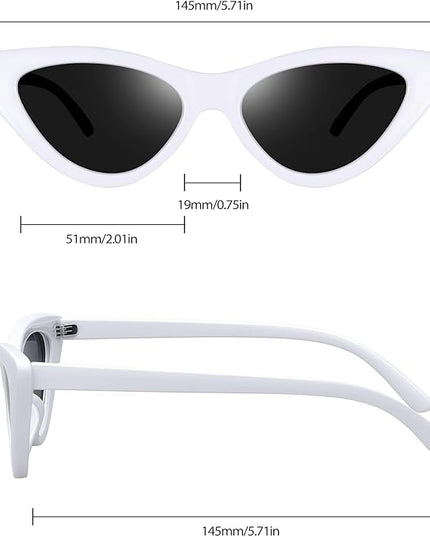 Joopin Polarized Cat Eye Sunglasses for Women Vintage Cateye Sun Glasses UV400 Protection