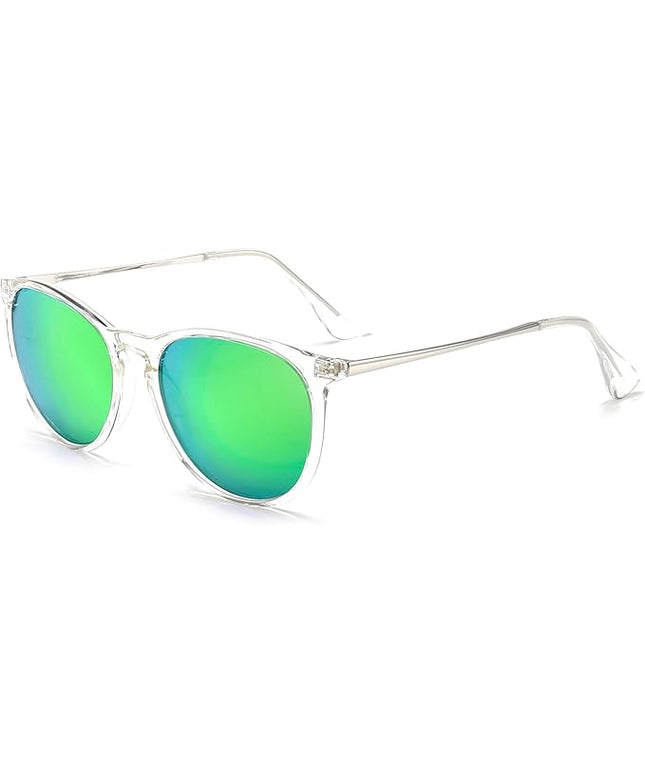 SUNGAIT Premium Vintage Round Sunglasses for Women Men Classic Retro Trendy Style