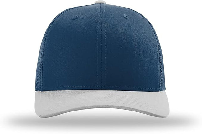 Richardson 112 Trucker Hat - Premium Adjustable Snapback Hat - Structured Six Panel Richardson Blank Caps