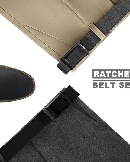 DOOPAI Stretch Canvas Belt for Men, Adjustable Elastic Holeless Web Belt for Casual, Golf, and Work, with Bottle Opener