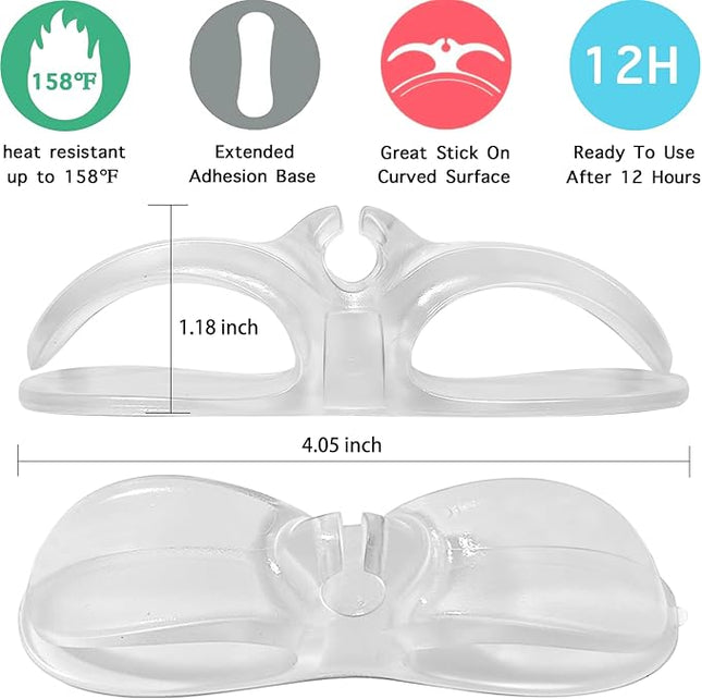 Cord Organizer for Kitchen Appliances - Clear Cable Wrapper Holder Winder Keeper Wrap, Stick On Mixer