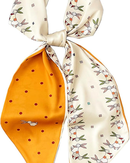 Purse Scarf For Handbags Head Scarves For Women's Hair Bags Scarfs Long Skinny Scarves Fashion Silky