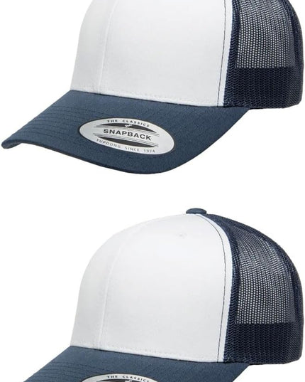 Yupoong Classic Premium Mesh 6 Panel Retro Trucker Cap | Mid Profile Snapback | OSFA | Bulk Pack Available