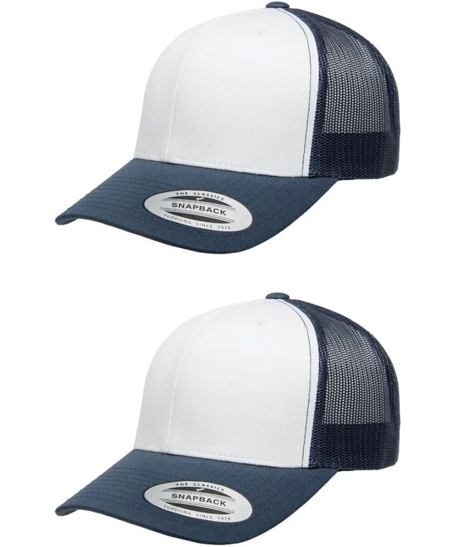Yupoong Classic Premium Mesh 6 Panel Retro Trucker Cap | Mid Profile Snapback | OSFA | Bulk Pack Available