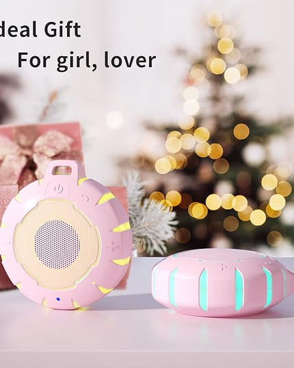 HEYSONG Waterproof Shower Bluetooth Speaker, Durable & Portable with Clear Sound, Ideal for Shower, Pool, Beach & Kayaking – Great Gift for Girls, Women