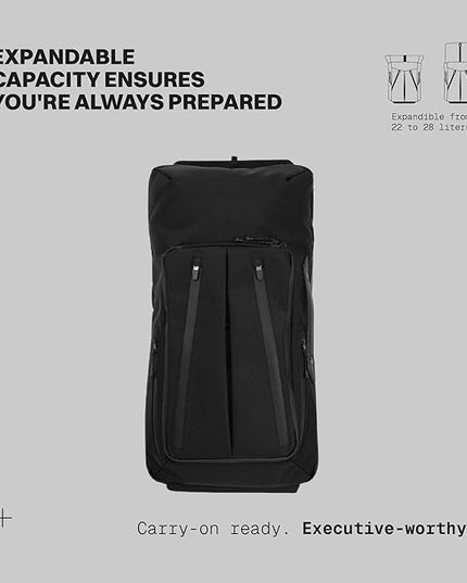 The Frenchie Co. - Work/Travel Speed Backpack - Expandable 23–30 liters - Laptop compartment with anti-theft magnetic closure - Ballistic nylon durable commuter pack