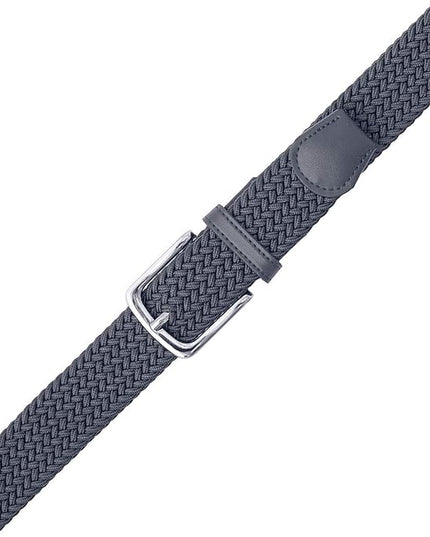 Falari Men Women Multicolored Elastic Stretch Braided Belt Canvas Fabric Woven No Holes Belt