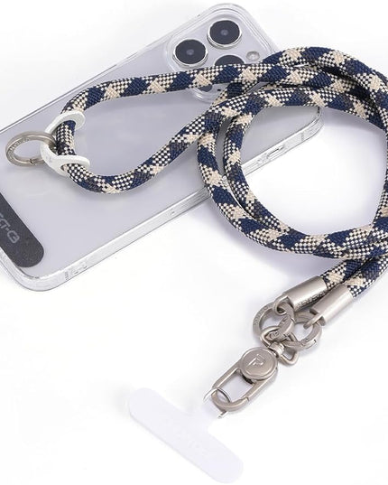 project-cb Phone Lanyard×1,Phone Tether Tab×2, Crossbody Cell Phone Lanyard,Rope Lanyard,Universal Adjustable Phone Strap(Titanblue-S)