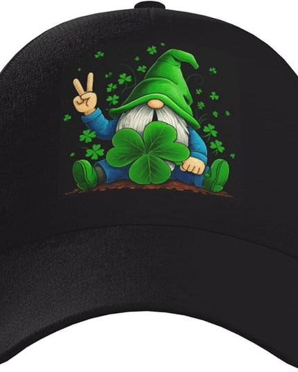 St. Patrick's Day Baseball Cap, Irish Green Clover Trucker Hat for Men Women, Fashion Adjustable Sun Visor Dad Hat