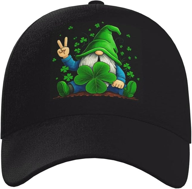St. Patrick's Day Baseball Cap, Irish Green Clover Trucker Hat for Men Women, Fashion Adjustable Sun Visor Dad Hat