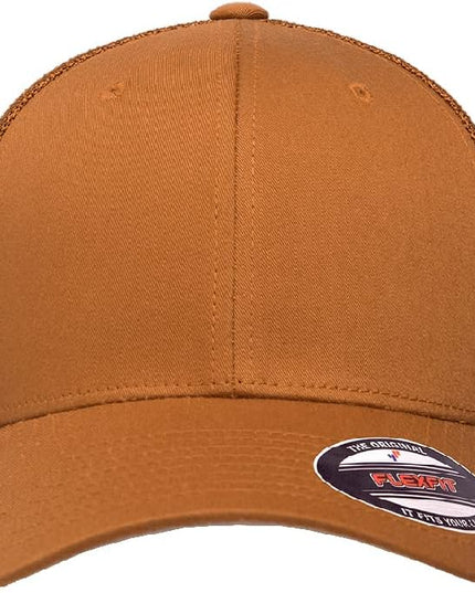 Flexfit 6511 Fitted Mid-Profile Stretchable Mesh Panels Trucker Cap | Bulk Pack Available
