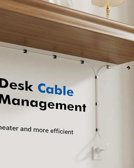 120Pcs Cable Clips, Small, Black, Adhesive Wire Clips, Cable Management Wire Organizer Cord Holder for Under Desk, Car, Wall, TV PC Ethernet Cable