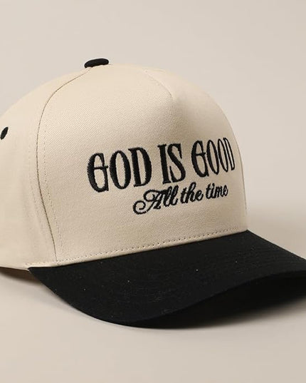 MIRMARU Two-Tone Vintage Canvas Trucker Hats for Men & Women, Adjustable Size Baseball Caps with Trendy Embroidered Design