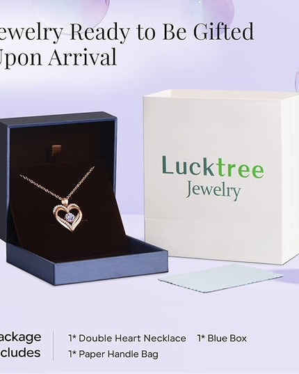 18K Rose Gold Necklaces for Women Birthday Gifts for Women Jewelry for Women Birthday Gifts for Wife Girlfriend Daughter Wife Birthday Gifts for Anniversary Mothers Day Christmas Valentines Gifts