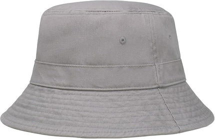 Hot Summer Bucket Hat - Trendy Cotton Sun Hat for Beach, Golf, Fishing - Fun Outdoor Vacation Boonie for Men and Women