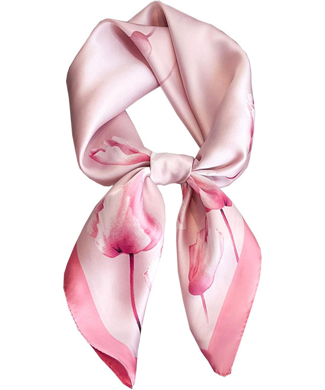 Dailyacc Hair Bandanas Scarf For Women Lightweight Fashion Neck Silk Satin Head Scarves For Sleeping Handbags Scarf