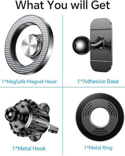 Kaistyle for Magsafe Car Mount【20 Strong Magnets】Magnetic Phone Holder for Car Phone Holder Mount Dash Mounted Holders Cell Phone Holders for Your Car Accessories for Women Men for iPhone 17 16 15 14