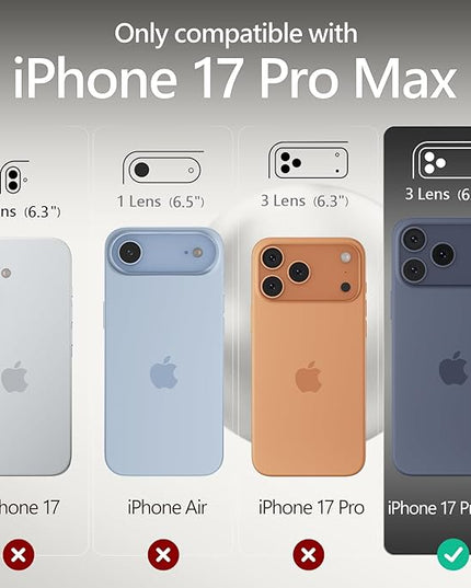 FireNova Magnetic for iPhone 17 Pro Max Case, Compatible with MagSafe, [Integrated Silicone Camera Control Button] [Camera Protection] Anti-Scratch Microfiber Lining Phone Case, 6.9", Natural Titanium