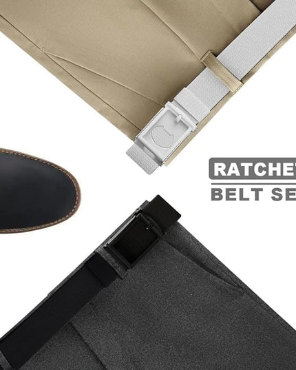 DOOPAI Stretch Canvas Belt for Men, Adjustable Elastic Holeless Web Belt for Casual, Golf, and Work, with Bottle Opener