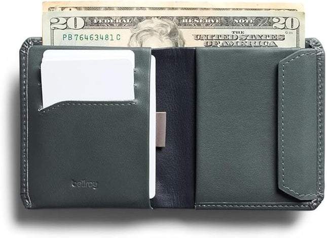 Bellroy Coin Wallet (Slim Coin Wallet, Bifold Leather Design, Holds 4-8 Cards, Magnetic Closure Coin Pouch)