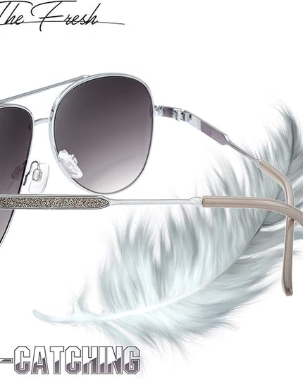 The Fresh Classic Crystal Elegant Women Beauty Design Sunglasses Gift Box