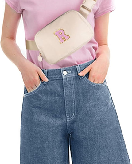 Uygafly Personalized Anniversary Wife's Birthday Gifts,Mothers Day Gifts for Women Wife,Wife Gifts from Husband,Cool Birthday Gifts for Wife,Belt Bag Waist Packs for Women Girls | Cream,R