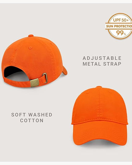 CHOK.LIDS Everyday Premium Dad Hat Unisex Cotton Baseball Cap for Men and Women Adjustable Lightweight Polo Style Curved Brim