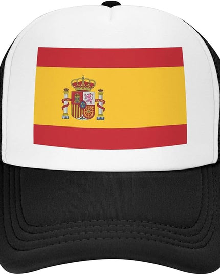 Cute Flag Baseball Cap for Men Women Mesh Trucker Hat Adjustable Patriotic Snapback Baseball Hat for Sports Running