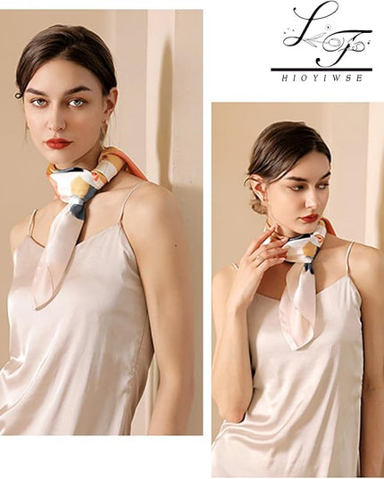 Satin Bandanas Head Scarf For Women Hair Scarves Accessories Lightweight Fashion Wrap Neck Silk Sleeping Headscarf