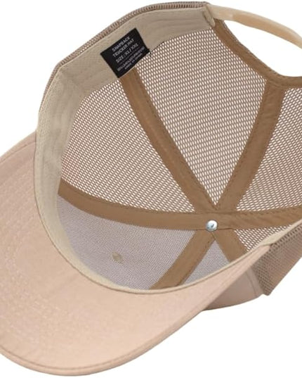 CYGTE XXL Plus Size Trucker Hat Snapback Baseball Cap- Big Head Fit Up to Size 8 Men's Mesh-Back Ball Cap