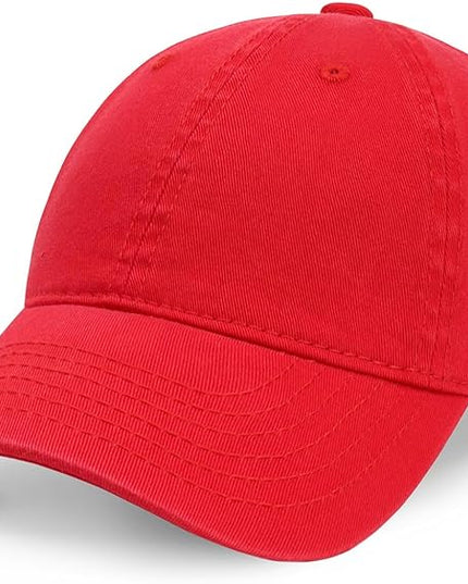 CHOK.LIDS Everyday Premium Dad Hat Unisex Cotton Baseball Cap for Men and Women Adjustable Lightweight Polo Style Curved Brim