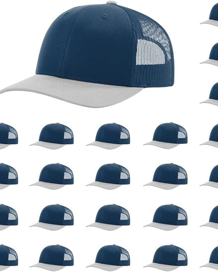 Richardson 112 Classic Six-Panel Adjustable Snapback Trucker Cap | Bulk Packs Available