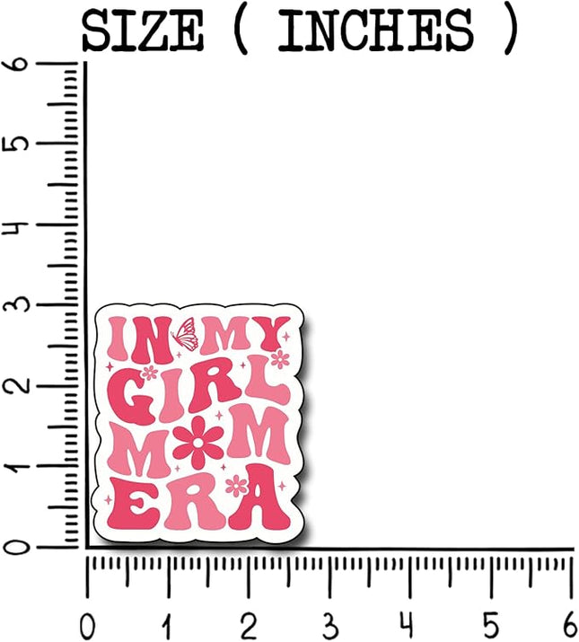 (3Pcs) in My Girl Mom Era Sticker, Decal Gifts for Mom Mama Grandma Nana Funny Decorate Books Laptop Phone Water Bottles Kindles Stickers Tumbler Sticker Waterproof Vinyl Decorate Sticker 3" Inch