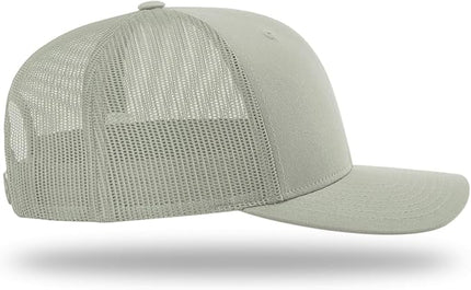 Richardson 112 Trucker Hat - Premium Adjustable Snapback Hat - Structured Six Panel Richardson Blank Caps