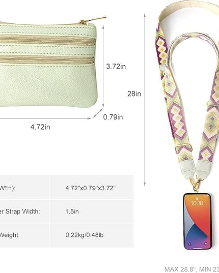 Cell Phone Strap Crossbody Universal Phone Lanyard Adjustable Strap Compatible with Most Smartphones Aztech