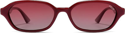 SOJOS Retro Rectangle Polarized Sunglasses for Women Men Trendy Hexagon Narrow Chic Y2K Sunnies SJ2629