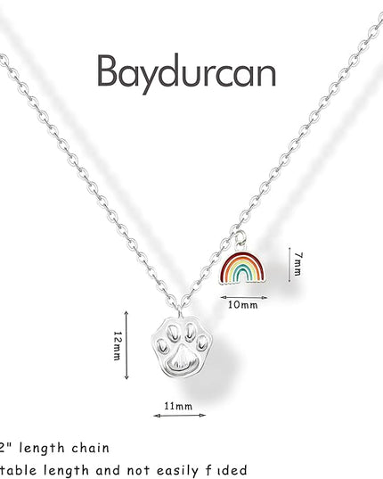 Baydurcan Pendant Necklace for Women Evil Eye Ankh Bow Necklace for Friends Sister Birthday Just Because Christmas Gifts