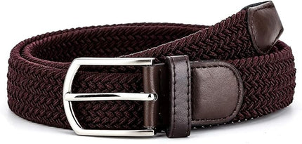 Braided Canvas Woven Elastic Stretch Belts for Men/Women/Junior with Multicolored