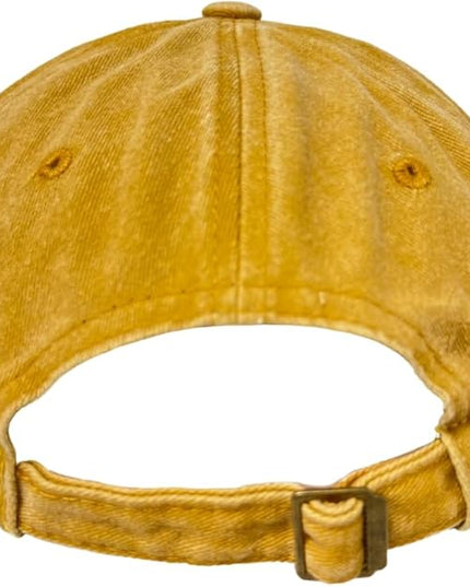 Roytrense Unisex 100% Cotton Washed Low Profile Dad Hat - Adjustable Baseball Cap for Outdoor Activities