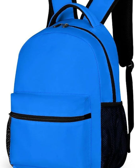 Fashion Electric Blue Backpack Lightweight Large Capacity Laptop Daybag for Travel Work