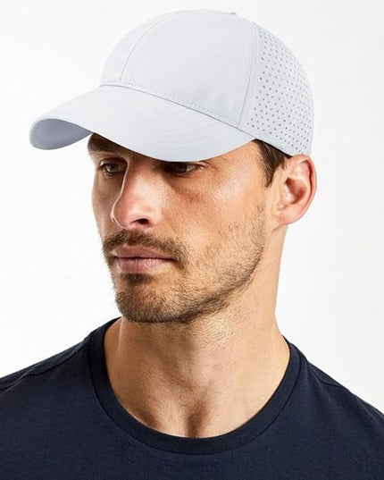 Xinveen Quick Dry Baseball Cap Curved Brim Snapback Hat Laser Cut Mesh Ball Cap Golf Ball Cap for Men Women