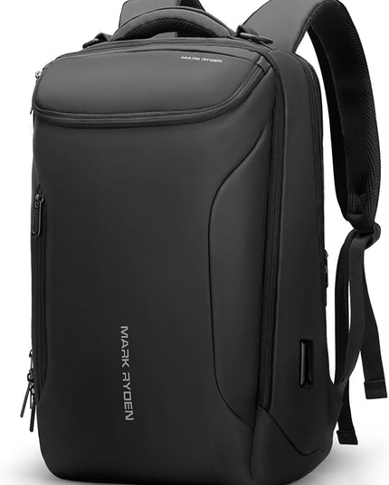 MARK RYDEN Business Backpack for Men, Waterproof High Tech Backpack with Sport Car Shape Design and USB Charging Port, Travel Laptop Backpack Fits 17.3 Inch Notebook
