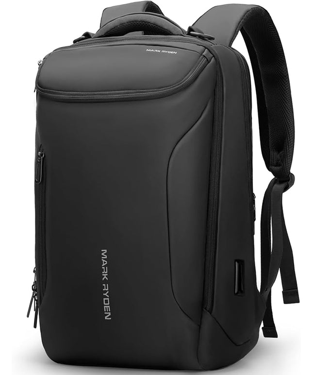 MARK RYDEN Business Backpack for Men, Waterproof High Tech Backpack with Sport Car Shape Design and USB Charging Port, Travel Laptop Backpack Fits 17.3 Inch Notebook