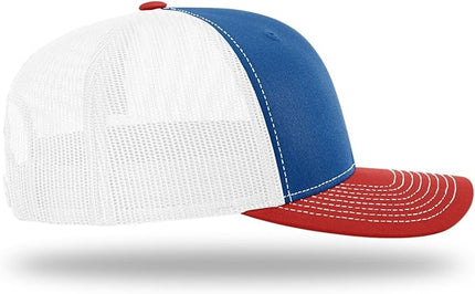 Richardson 112 Trucker Hat - Premium Adjustable Snapback Hat - Structured Six Panel Richardson Blank Caps