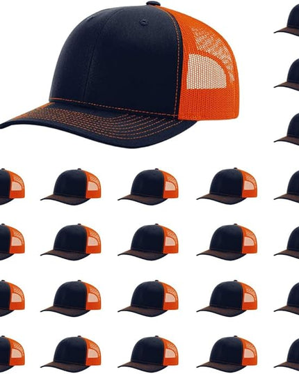 Richardson 112 Classic Six-Panel Adjustable Snapback Trucker Cap | Bulk Packs Available