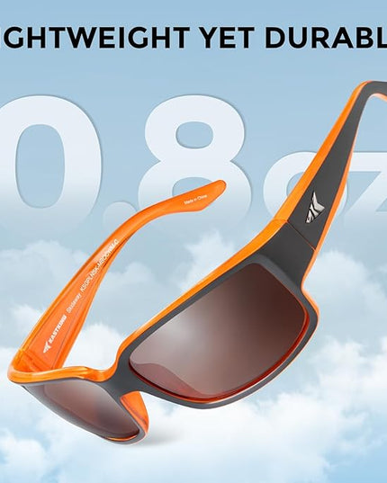 KastKing Skidaway Polarized Sport Sunglasses for Men and Women,Ideal for Driving Fishing Cycling and Running,UV Protection