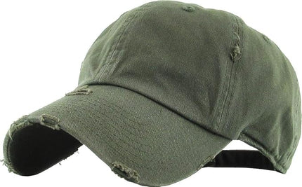 KBETHOS Vintage Washed Distressed Cotton Dad Hat Baseball Cap Adjustable Polo Trucker Unisex Style Headwear