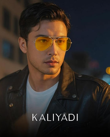 KALIYADI Classic Aviator Sunglasses for Men Women Driving Sun glasses Polarized Lens UV Blocking
