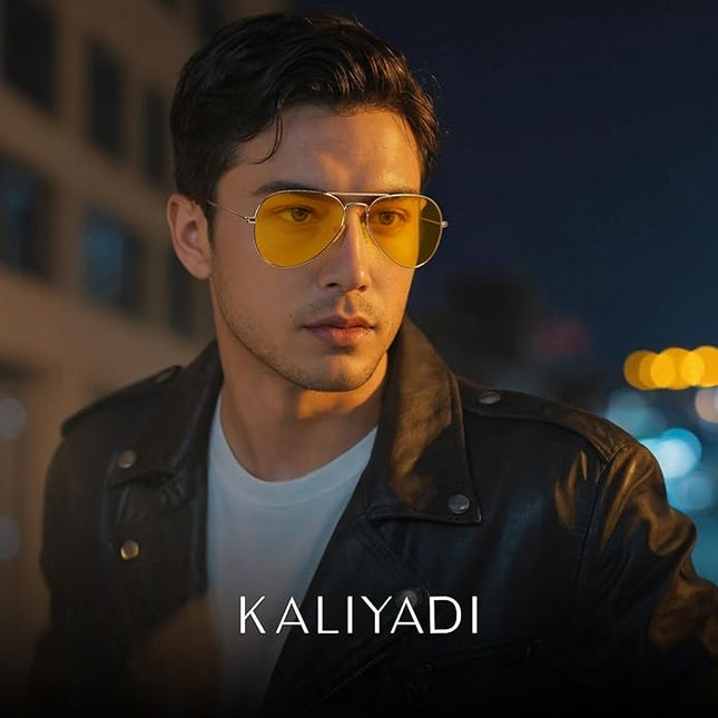 KALIYADI Classic Aviator Sunglasses for Men Women Driving Sun glasses Polarized Lens UV Blocking